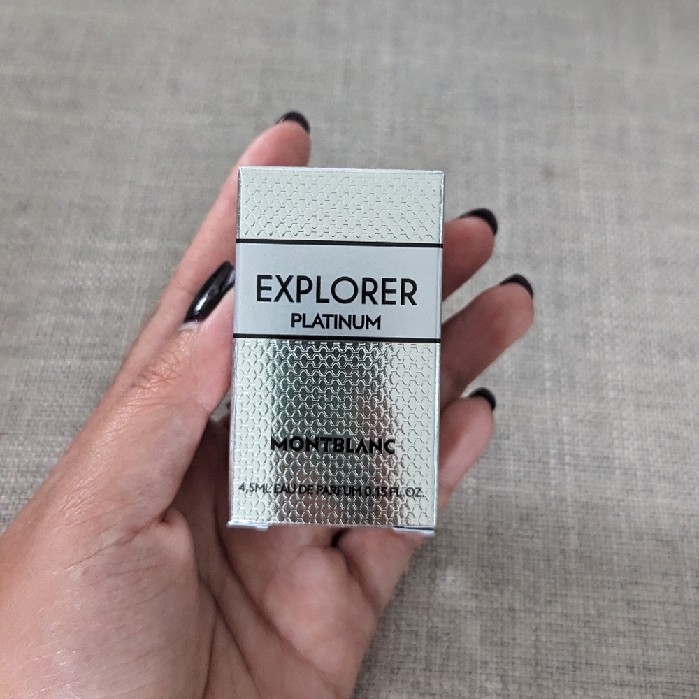 Montblanc Explorer Platinum Eau de Parfum in Silver
